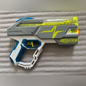 Nerf Hyper Rush-40 - Gray, Blue, Yellow